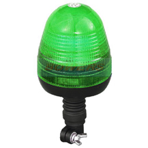 12v/24v Flexi DIN Mounting LED Flashing Green Beacon ECE R10